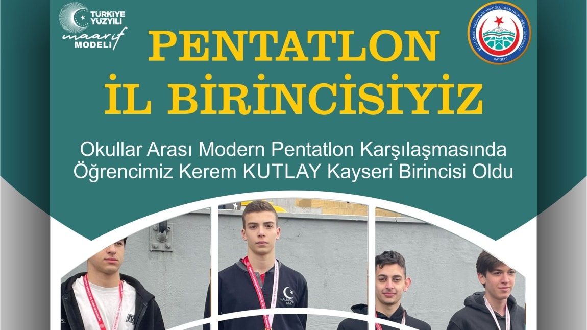 Modern Pentatlon Karşılaşmasında Kayseri Birincisi: Kerem KUTLAY